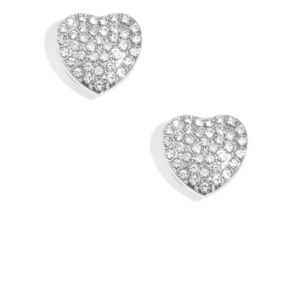 Knoopcover hart zilver 1cm