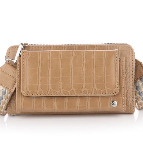 Portemonnee tasje taupe