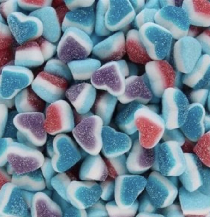 Fizz hartjes100 gram