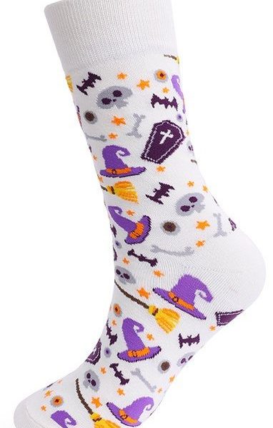 Sokken Halloween wit 38-45
