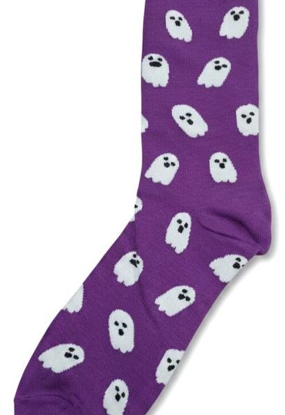 Sokken Halloween paars 38-45